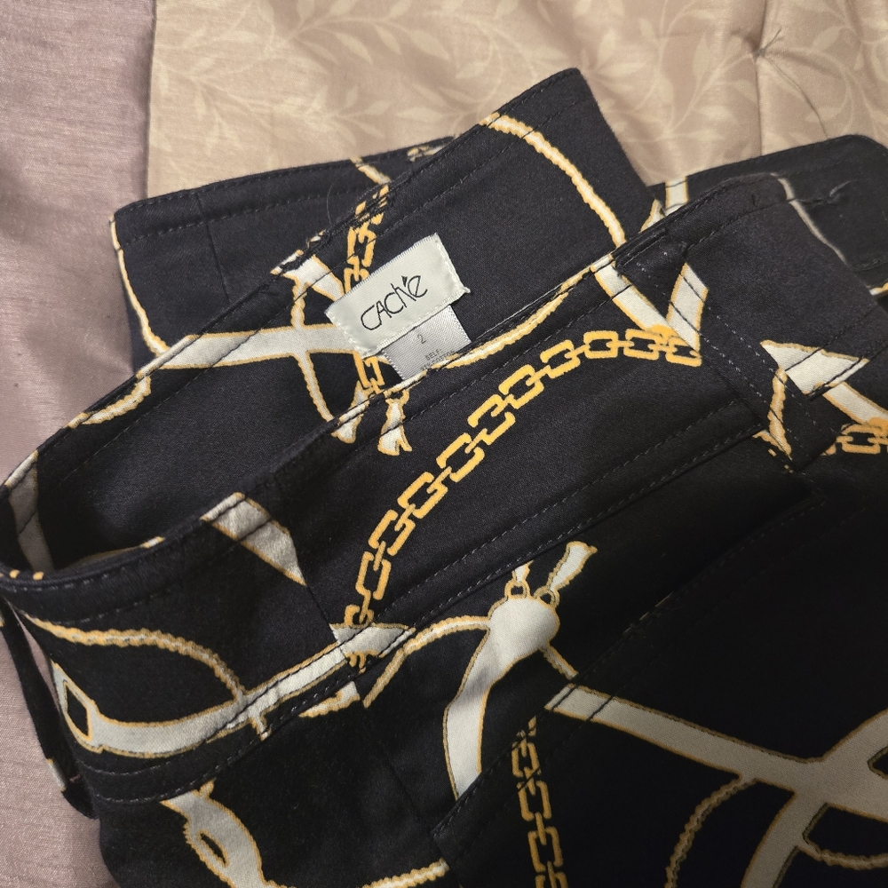 Cache Chain Print Pants - Picture 2 of 3